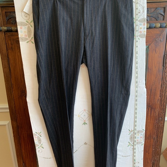 London Sole Other - Soul of‎ London Grey/Brown Pinstripe Men's Pants NWOT Size 36